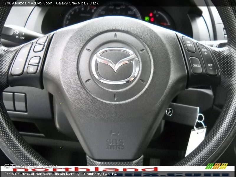 Galaxy Gray Mica / Black 2009 Mazda MAZDA5 Sport