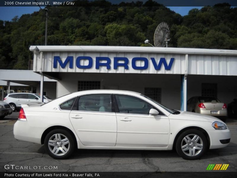White / Gray 2006 Chevrolet Impala LT