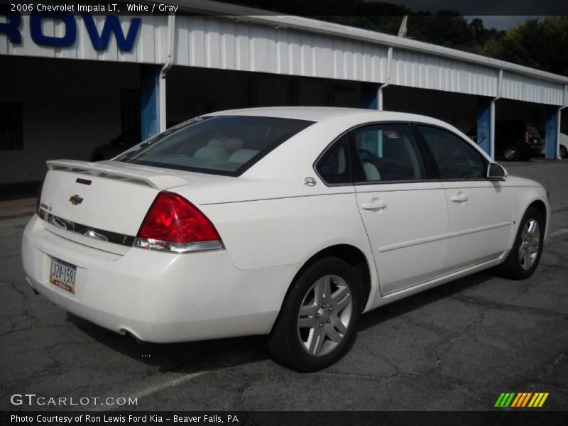 White / Gray 2006 Chevrolet Impala LT