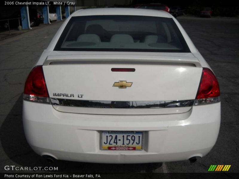 White / Gray 2006 Chevrolet Impala LT