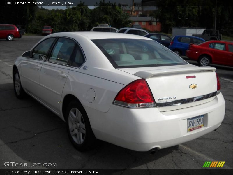 White / Gray 2006 Chevrolet Impala LT