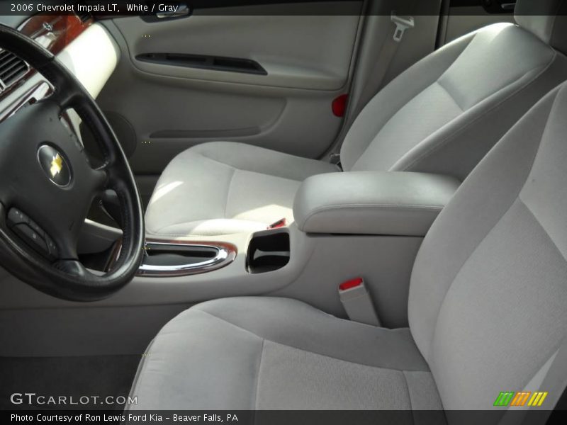 White / Gray 2006 Chevrolet Impala LT