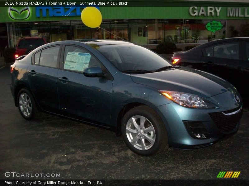 Gunmetal Blue Mica / Black 2010 Mazda MAZDA3 i Touring 4 Door