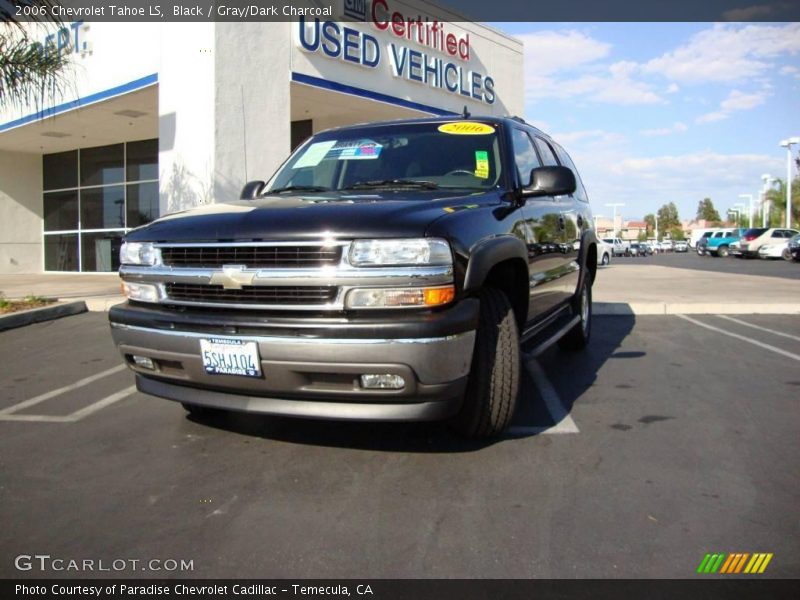 Black / Gray/Dark Charcoal 2006 Chevrolet Tahoe LS