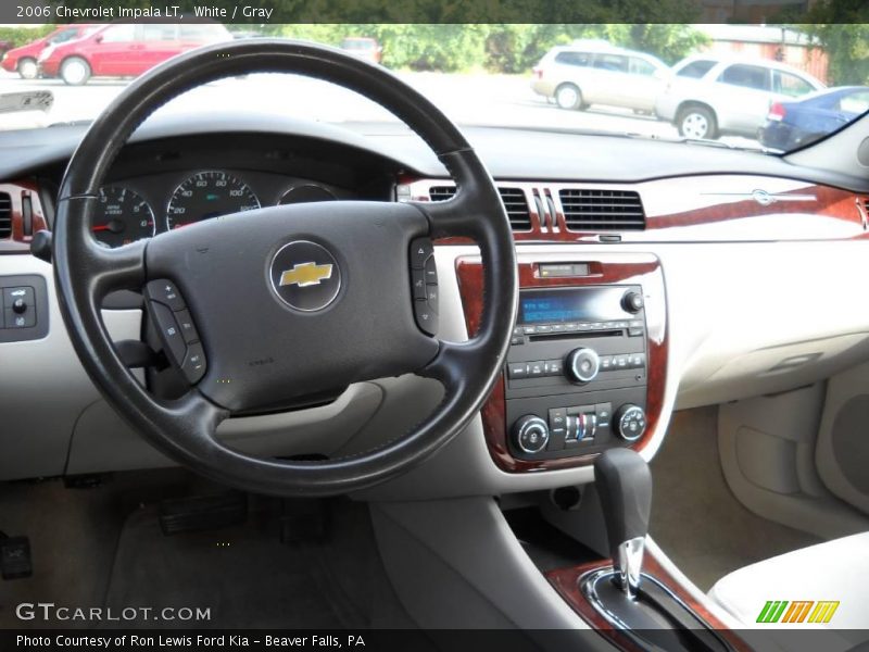 White / Gray 2006 Chevrolet Impala LT