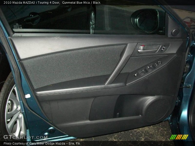 Gunmetal Blue Mica / Black 2010 Mazda MAZDA3 i Touring 4 Door