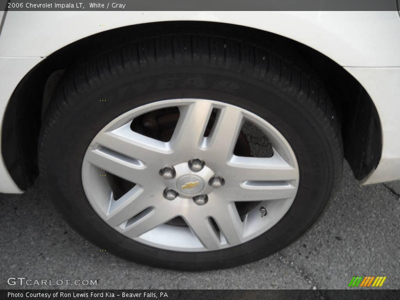 White / Gray 2006 Chevrolet Impala LT