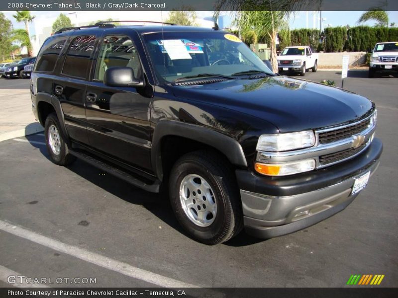 Black / Gray/Dark Charcoal 2006 Chevrolet Tahoe LS