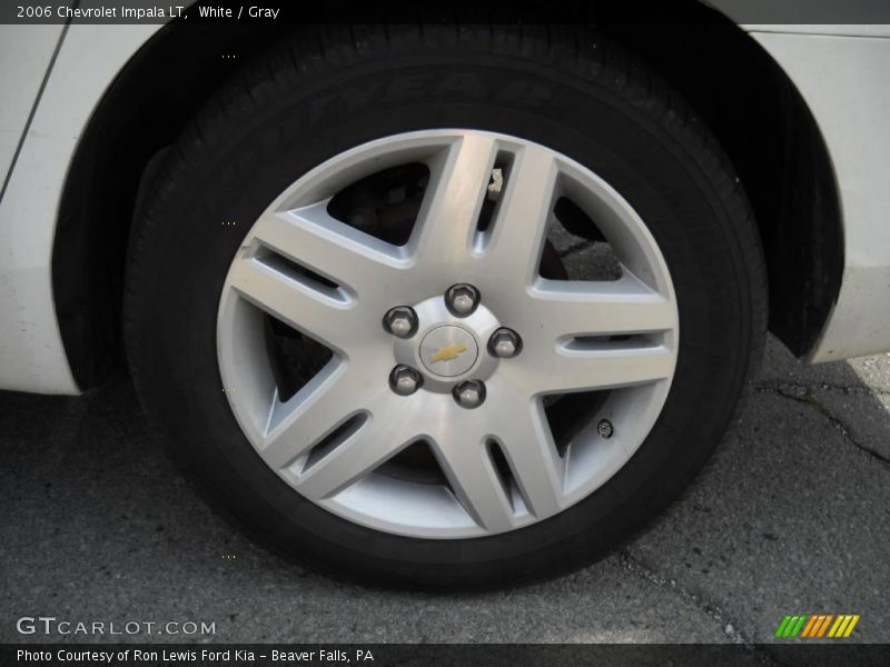 White / Gray 2006 Chevrolet Impala LT