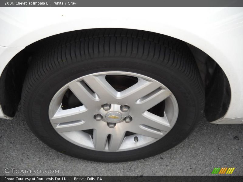 White / Gray 2006 Chevrolet Impala LT