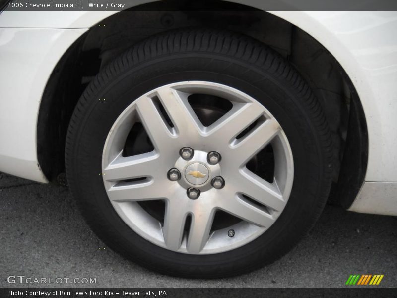 White / Gray 2006 Chevrolet Impala LT