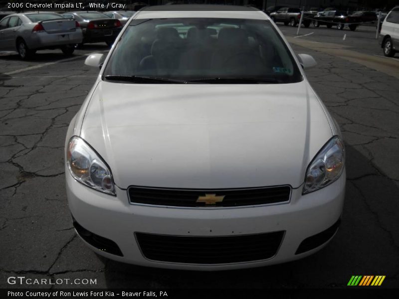 White / Gray 2006 Chevrolet Impala LT
