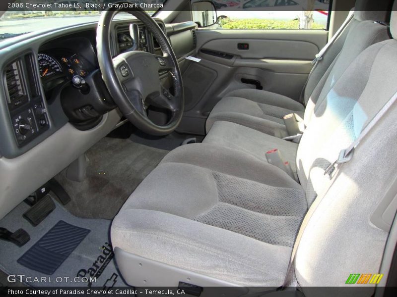 Black / Gray/Dark Charcoal 2006 Chevrolet Tahoe LS
