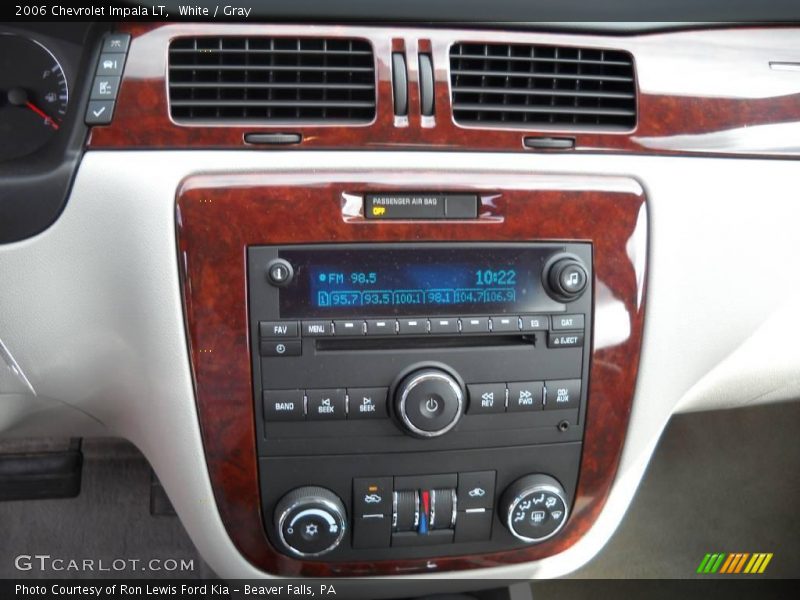 White / Gray 2006 Chevrolet Impala LT
