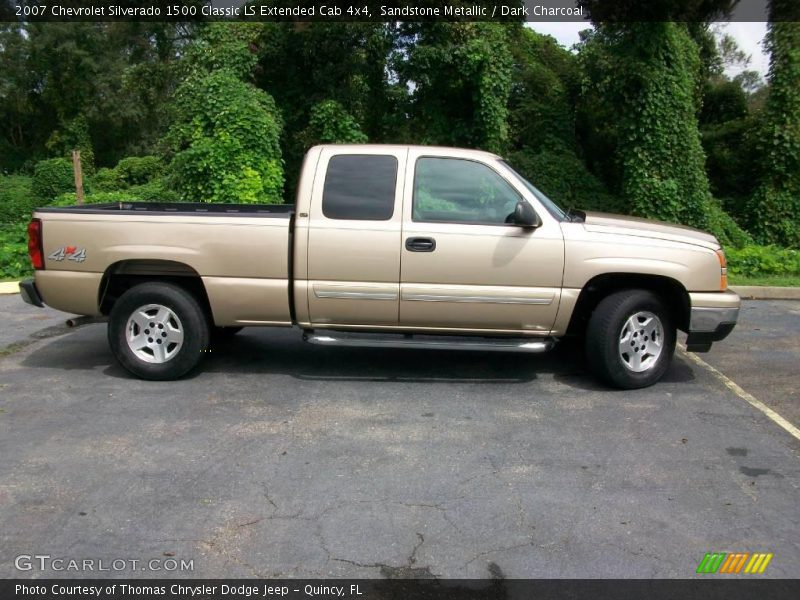 Sandstone Metallic / Dark Charcoal 2007 Chevrolet Silverado 1500 Classic LS Extended Cab 4x4