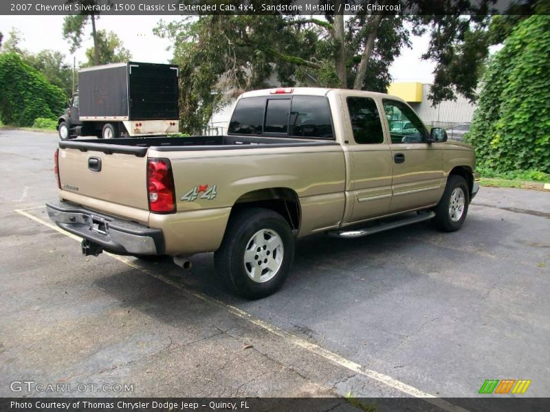 Sandstone Metallic / Dark Charcoal 2007 Chevrolet Silverado 1500 Classic LS Extended Cab 4x4