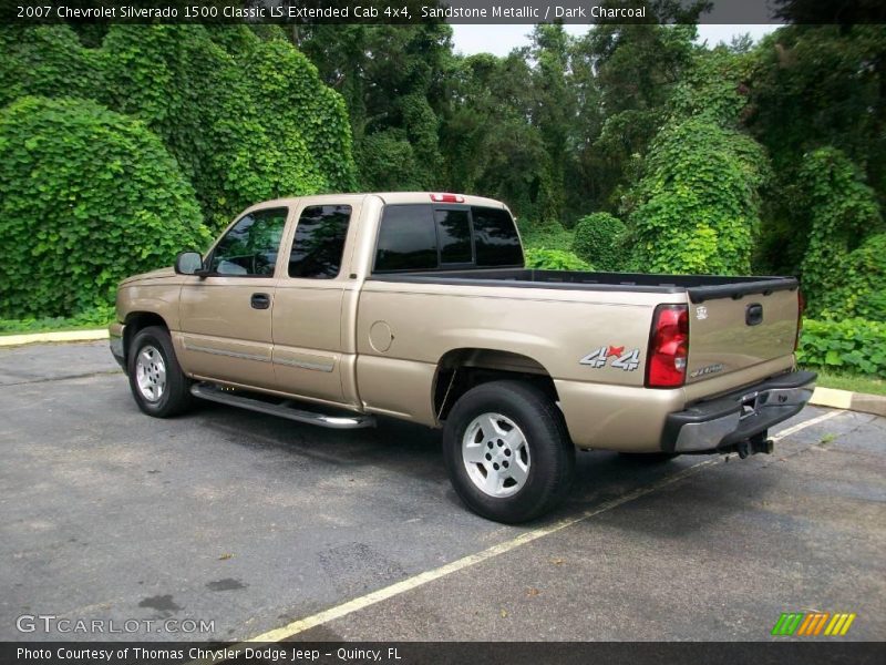 Sandstone Metallic / Dark Charcoal 2007 Chevrolet Silverado 1500 Classic LS Extended Cab 4x4