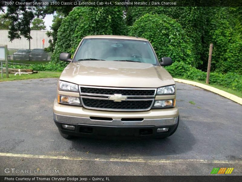 Sandstone Metallic / Dark Charcoal 2007 Chevrolet Silverado 1500 Classic LS Extended Cab 4x4