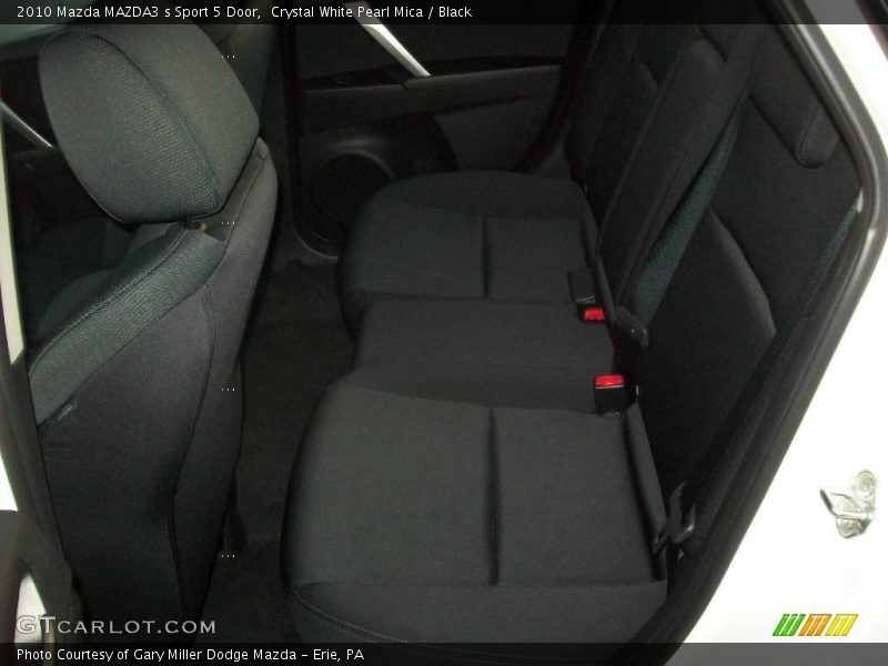 Crystal White Pearl Mica / Black 2010 Mazda MAZDA3 s Sport 5 Door