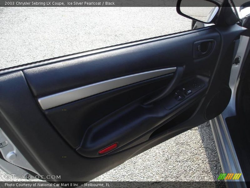 Ice Silver Pearlcoat / Black 2003 Chrysler Sebring LX Coupe