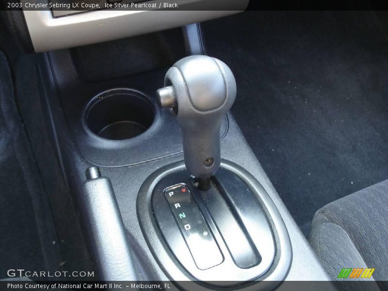 Ice Silver Pearlcoat / Black 2003 Chrysler Sebring LX Coupe