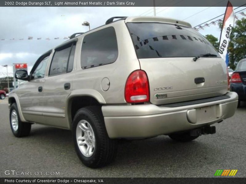 Light Almond Pearl Metallic / Dark Slate Gray 2002 Dodge Durango SLT