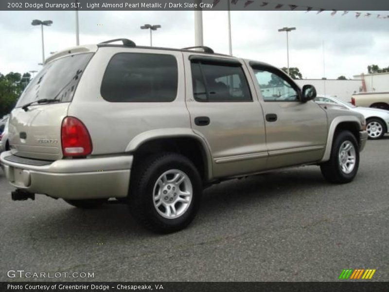 Light Almond Pearl Metallic / Dark Slate Gray 2002 Dodge Durango SLT