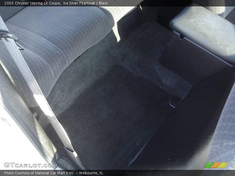 Ice Silver Pearlcoat / Black 2003 Chrysler Sebring LX Coupe