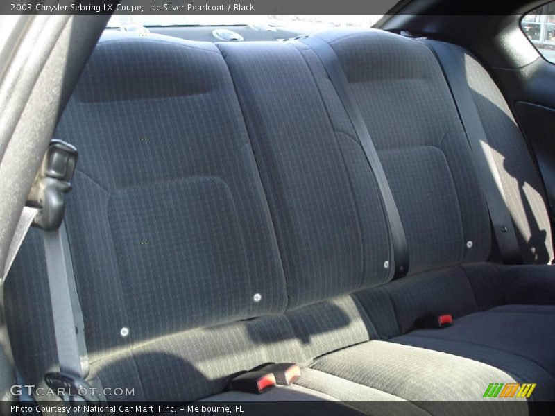 Ice Silver Pearlcoat / Black 2003 Chrysler Sebring LX Coupe