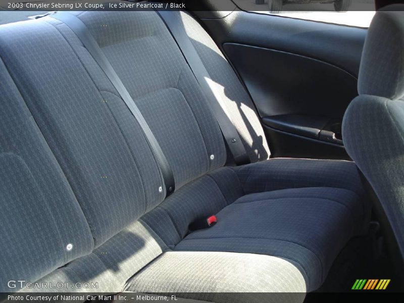 Ice Silver Pearlcoat / Black 2003 Chrysler Sebring LX Coupe