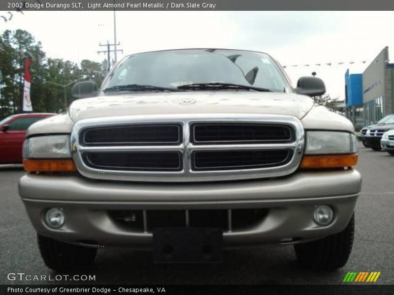 Light Almond Pearl Metallic / Dark Slate Gray 2002 Dodge Durango SLT