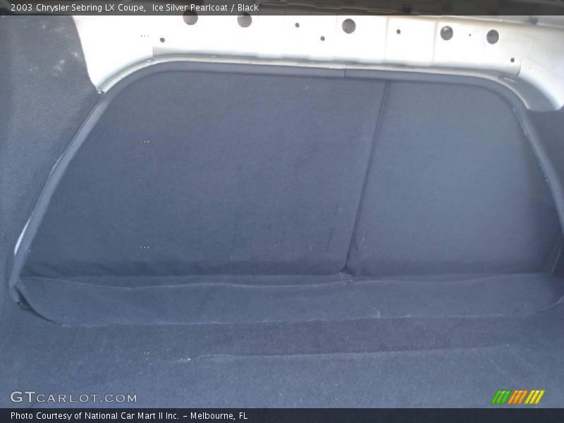 Ice Silver Pearlcoat / Black 2003 Chrysler Sebring LX Coupe