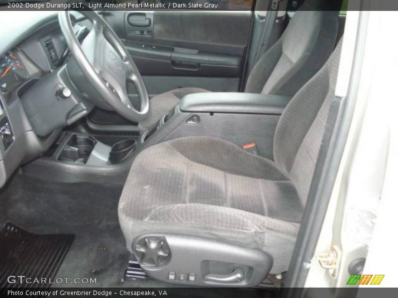Light Almond Pearl Metallic / Dark Slate Gray 2002 Dodge Durango SLT