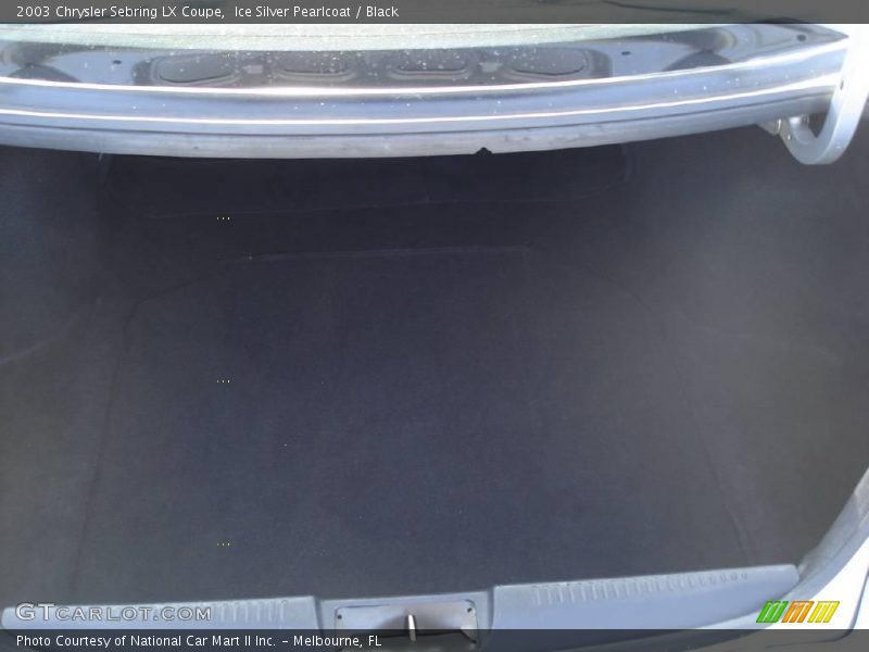 Ice Silver Pearlcoat / Black 2003 Chrysler Sebring LX Coupe