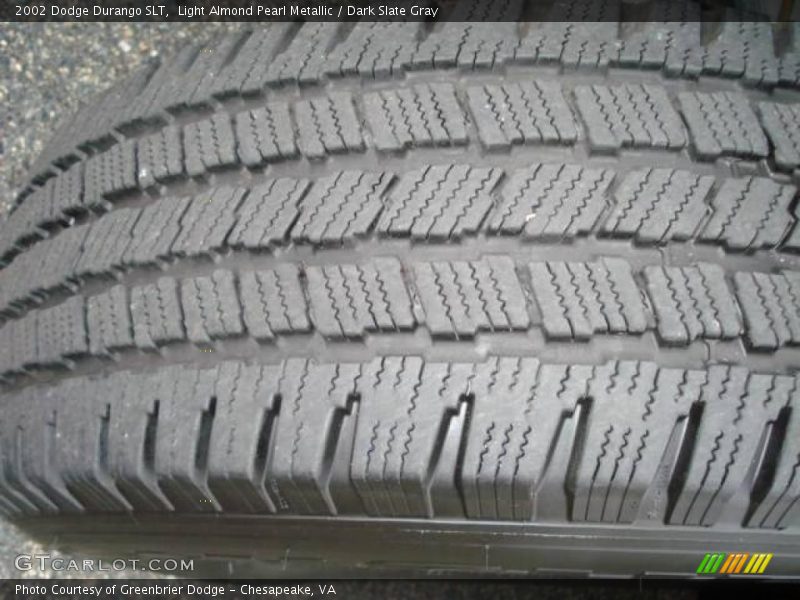 Light Almond Pearl Metallic / Dark Slate Gray 2002 Dodge Durango SLT