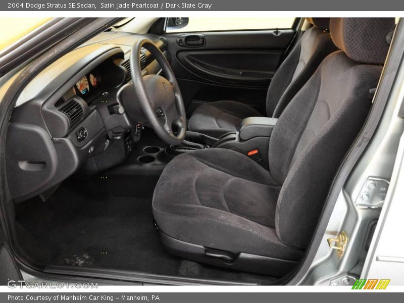 Satin Jade Pearlcoat / Dark Slate Gray 2004 Dodge Stratus SE Sedan