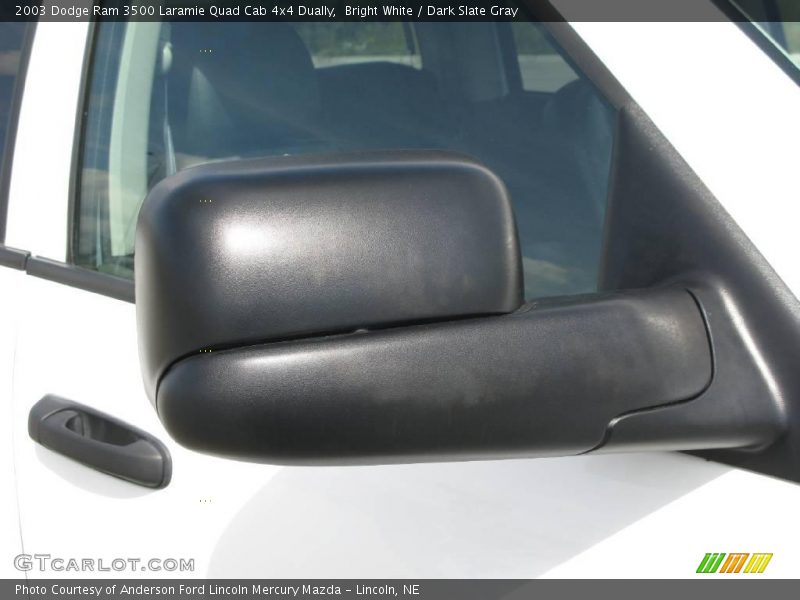 Bright White / Dark Slate Gray 2003 Dodge Ram 3500 Laramie Quad Cab 4x4 Dually