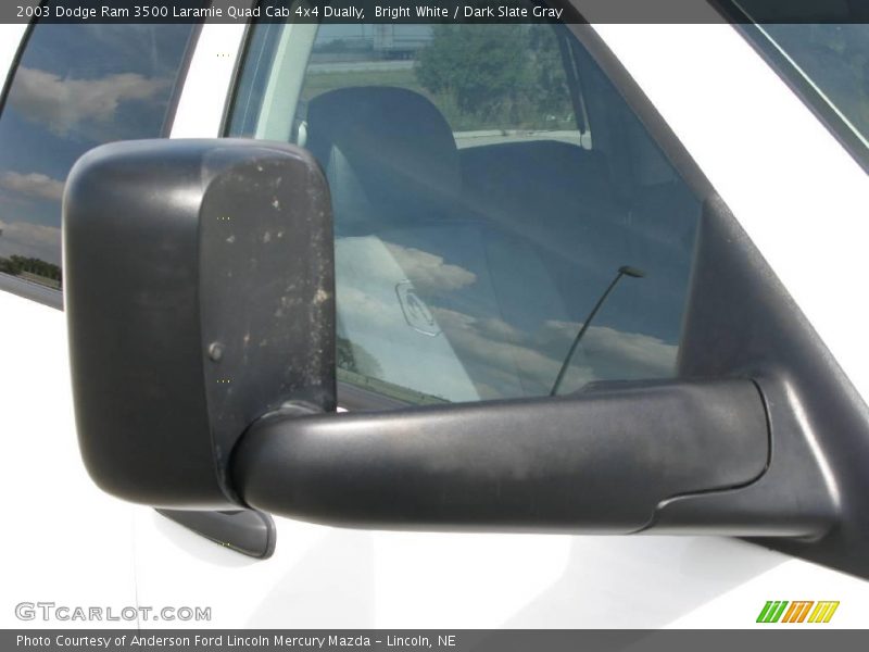 Bright White / Dark Slate Gray 2003 Dodge Ram 3500 Laramie Quad Cab 4x4 Dually