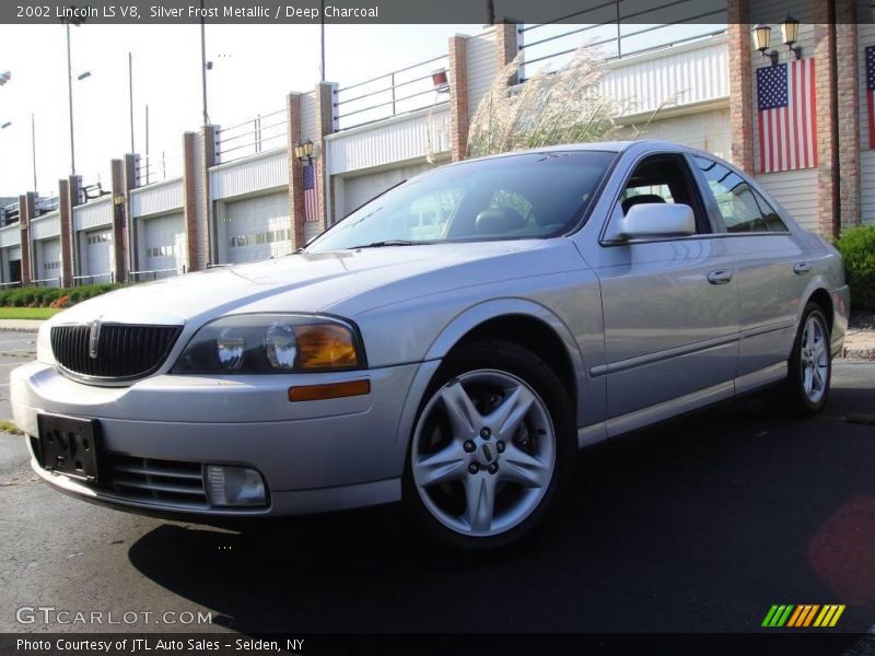 Silver Frost Metallic / Deep Charcoal 2002 Lincoln LS V8
