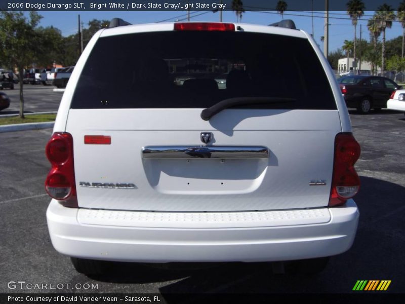 Bright White / Dark Slate Gray/Light Slate Gray 2006 Dodge Durango SLT