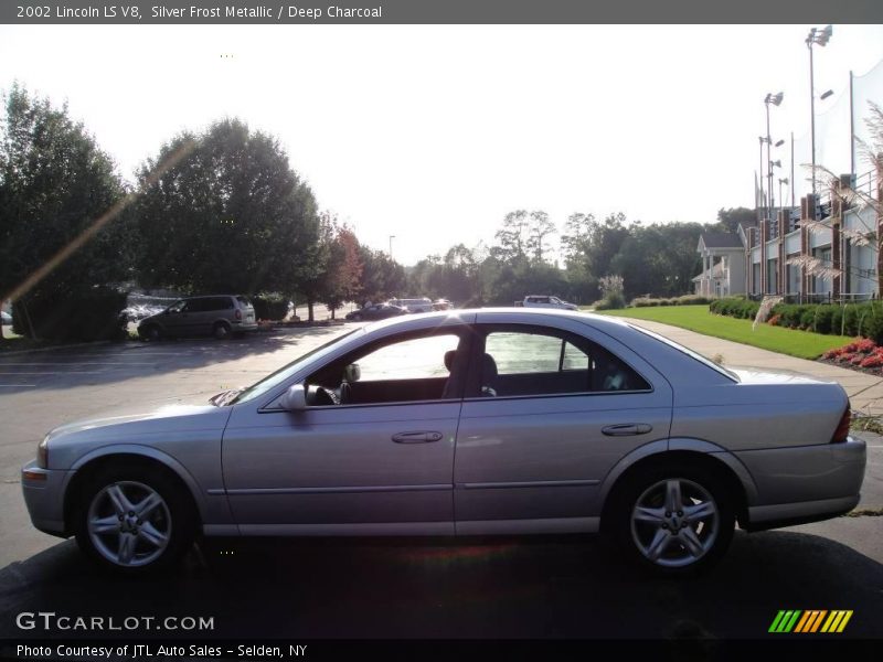 Silver Frost Metallic / Deep Charcoal 2002 Lincoln LS V8