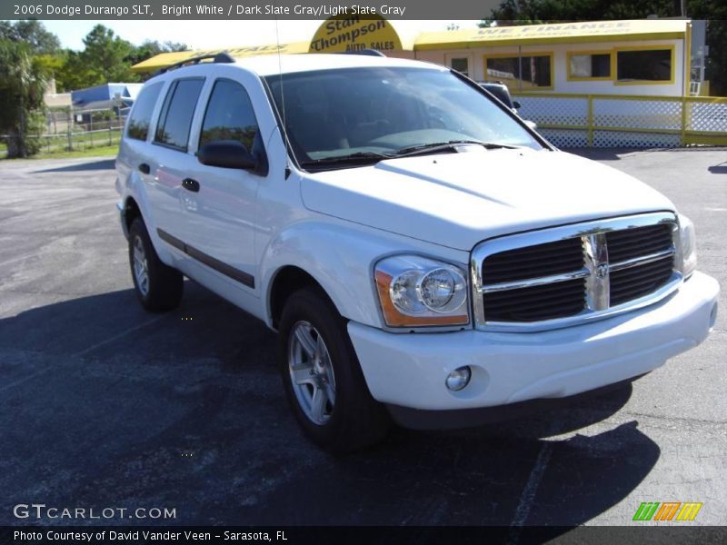 Bright White / Dark Slate Gray/Light Slate Gray 2006 Dodge Durango SLT