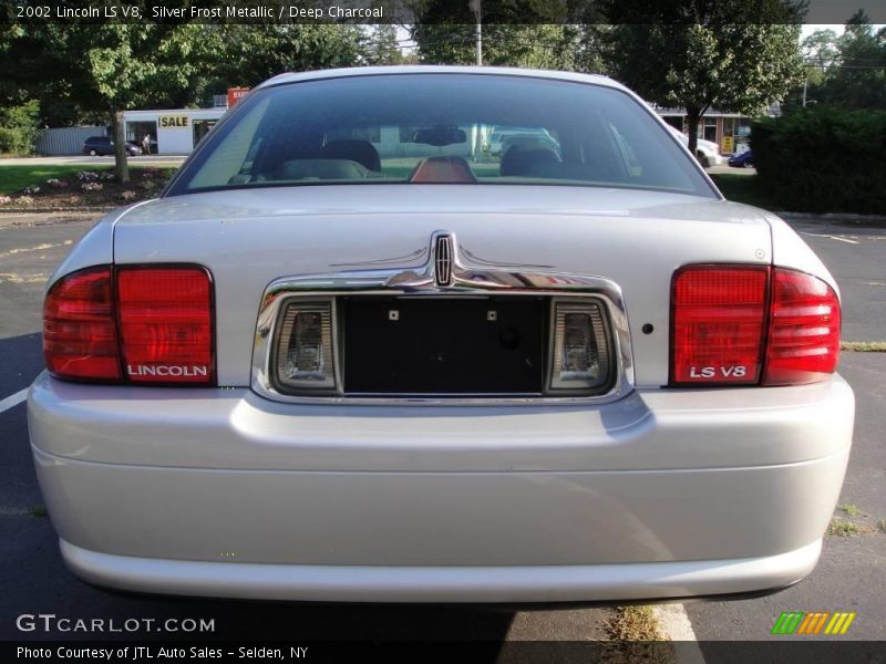 Silver Frost Metallic / Deep Charcoal 2002 Lincoln LS V8