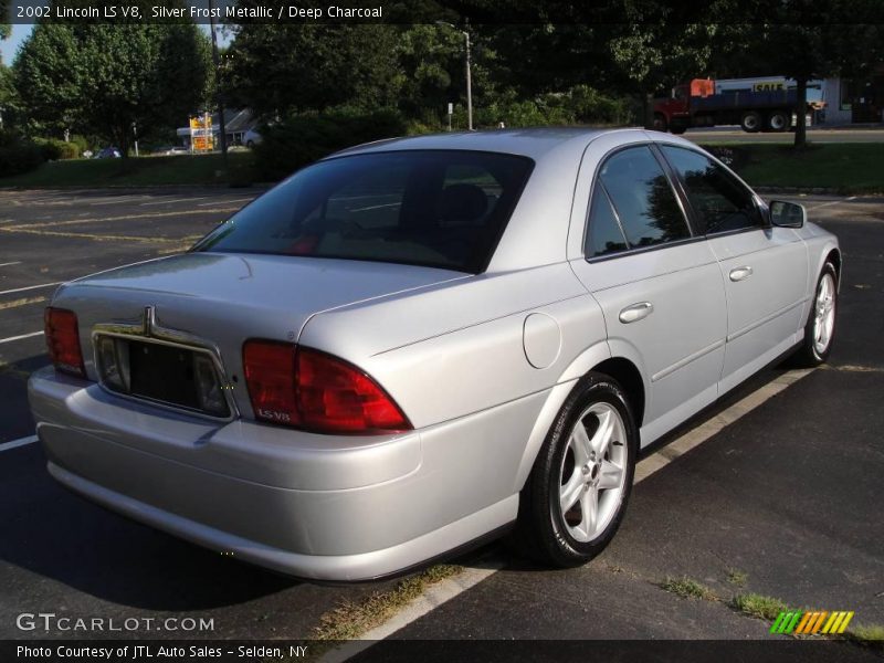 Silver Frost Metallic / Deep Charcoal 2002 Lincoln LS V8