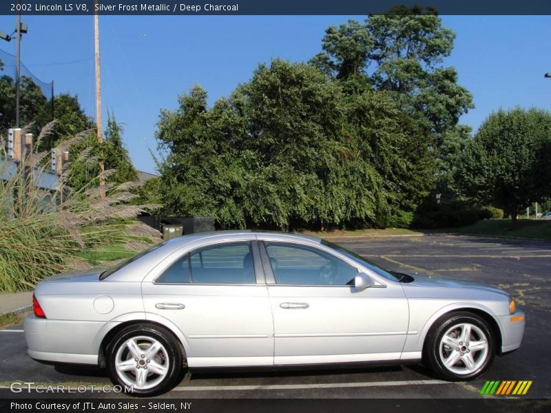 Silver Frost Metallic / Deep Charcoal 2002 Lincoln LS V8