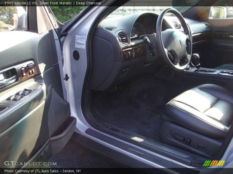 Silver Frost Metallic / Deep Charcoal 2002 Lincoln LS V8