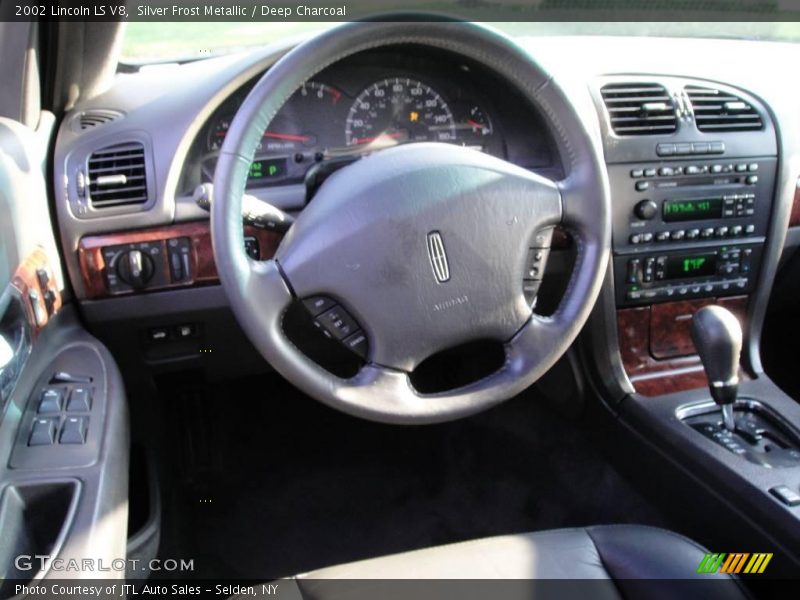 Silver Frost Metallic / Deep Charcoal 2002 Lincoln LS V8