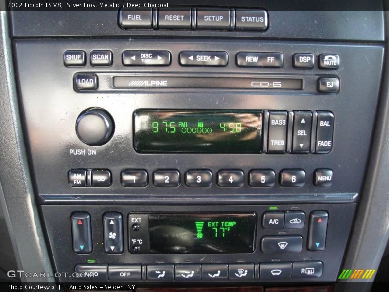 Silver Frost Metallic / Deep Charcoal 2002 Lincoln LS V8