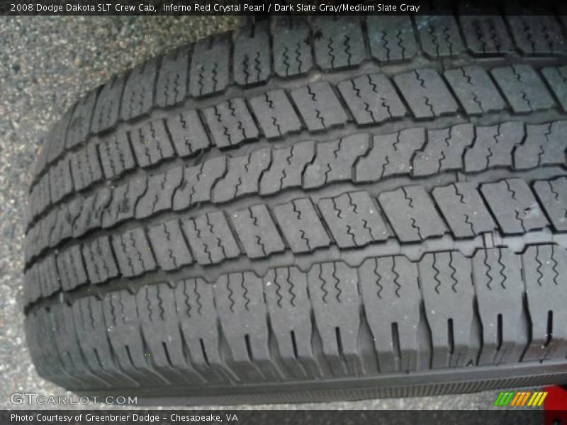 Inferno Red Crystal Pearl / Dark Slate Gray/Medium Slate Gray 2008 Dodge Dakota SLT Crew Cab