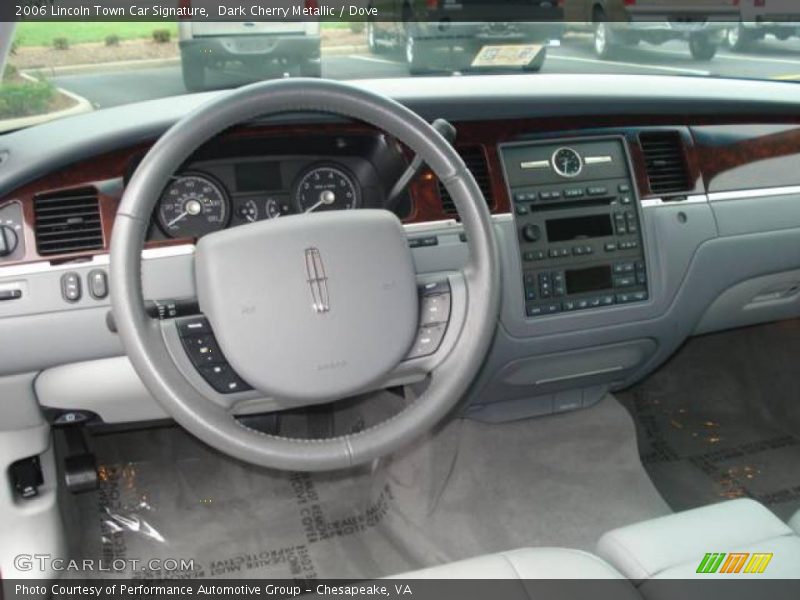 Dark Cherry Metallic / Dove 2006 Lincoln Town Car Signature